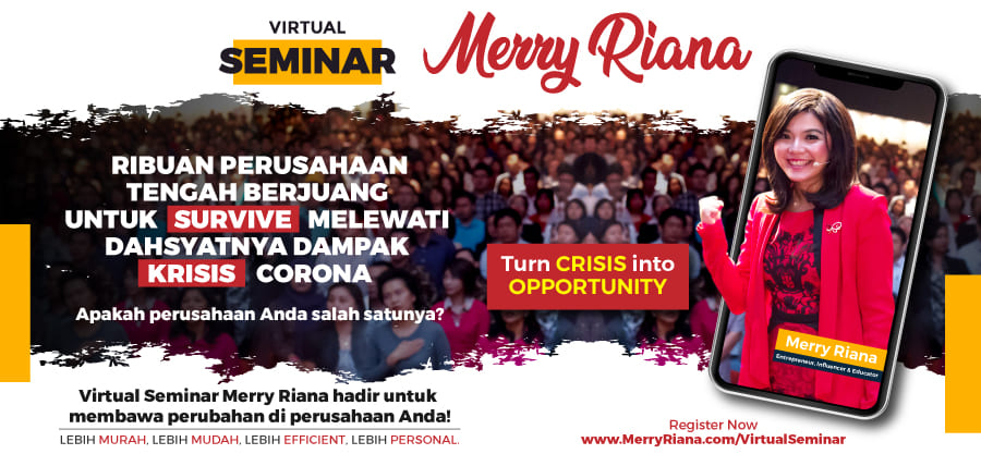 Virtual Seminar oleh Motivator Merry Riana